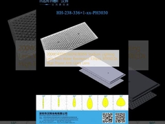 200W/400W/600W/800W Stadyum Işıklandırma Lensi Su Direnci 336pcs 3030LED'ler Yüksek Güçlü Parlama Karşıtı Lensi