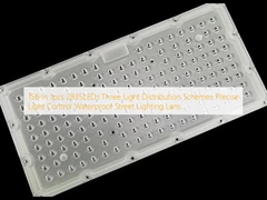 156 1pcs 2835LED'ler Üç Işık Dağıtım Şeması Kesin Işık Kontrolü Su geçirmez Sokak Işıklandırması Lens