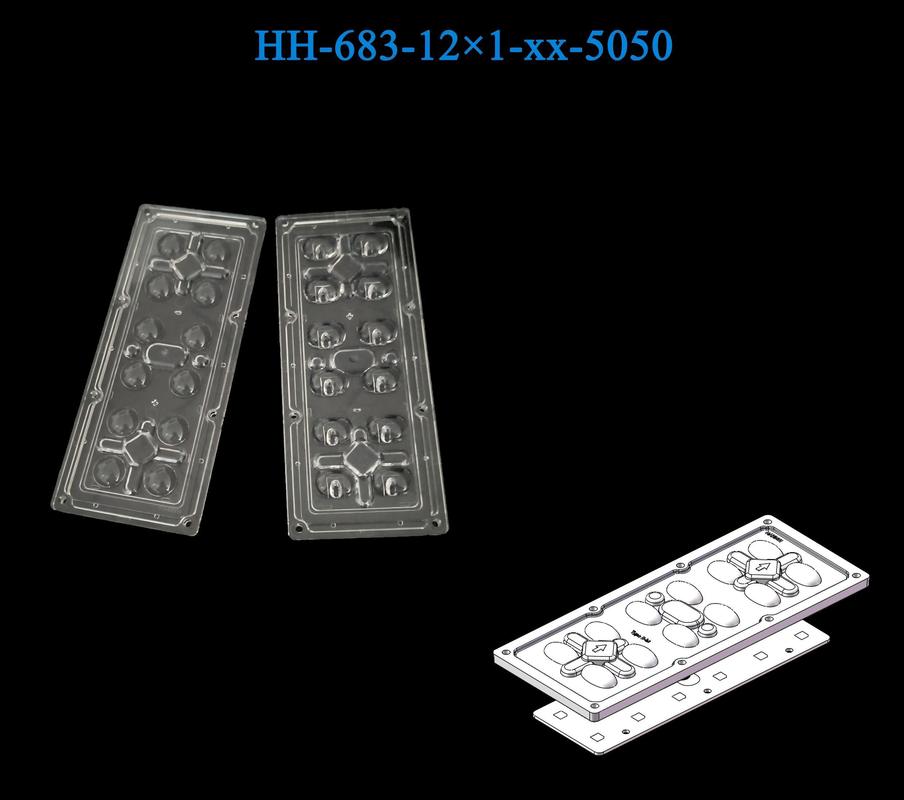 173*71.4mm Size Street Lighting Lens 12pcs 5050LEDs