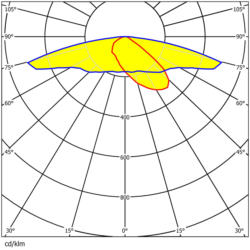 173*71.4mm Size Street Lighting Lens 12pcs 5050LEDs Waterproof Easy Installing Low Glare Lens